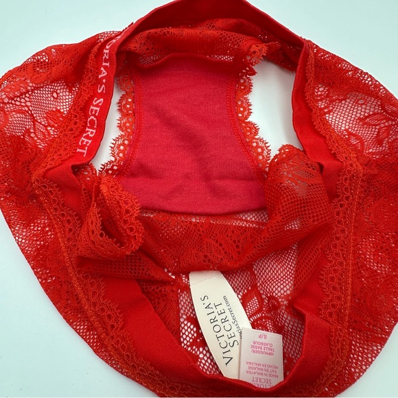 Victoria's Secret Red Stretch Lace Hiphugger 2012 Bikini Panty - Picture 5 of 12